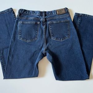 LRL Lauren Jeans Co. Ralph Lauren Dark Wash Women's Straight Cut Jeans 10